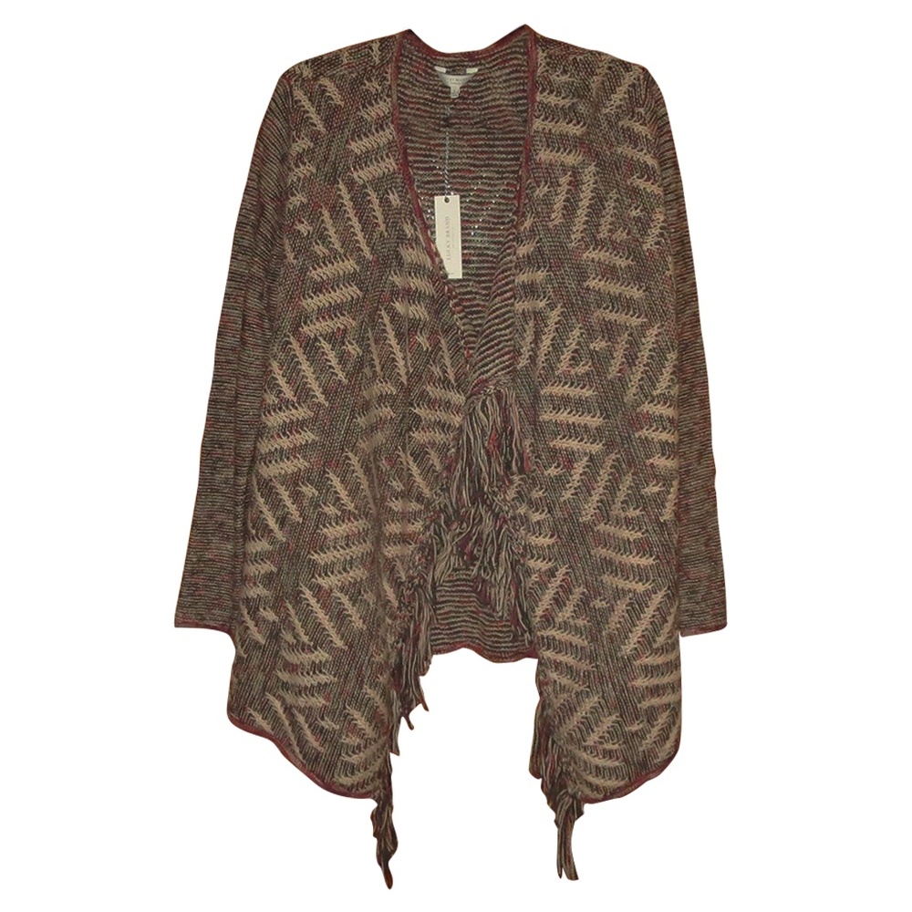 Lucky Brand Open Pattern Boho Cardigan